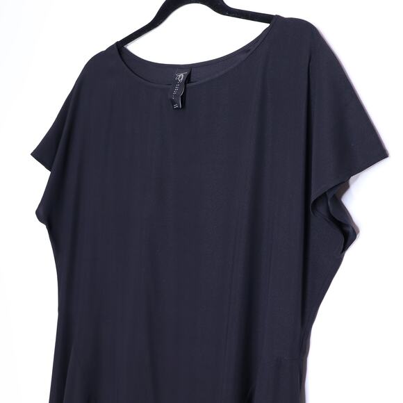 ZERO + MARIA CORNEJO Silk Lightweight Maxi Dress Black Lightweight Women's 14 - Picture 3 of 8